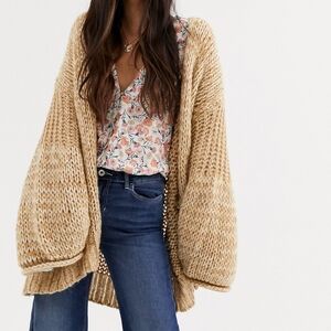 Free people hometown bell sleeve oversize cardigan